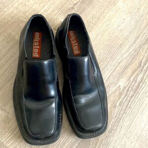Unlisted Black Square Toe Dress Shoes